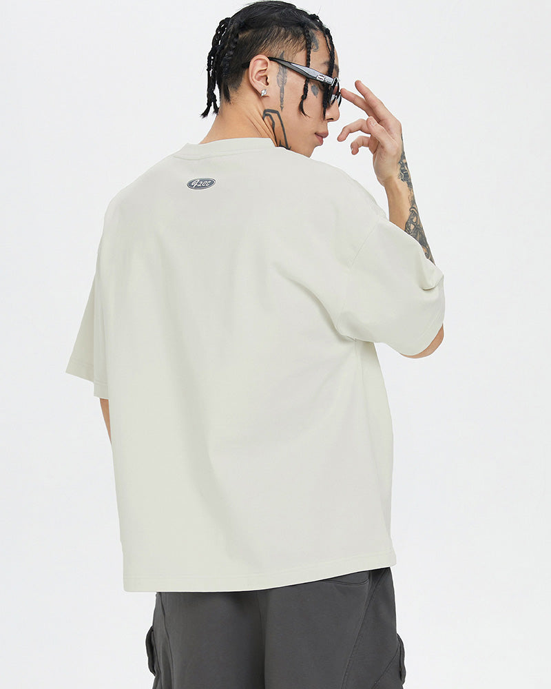 Vintage Angel Halftone Print T-Shirt