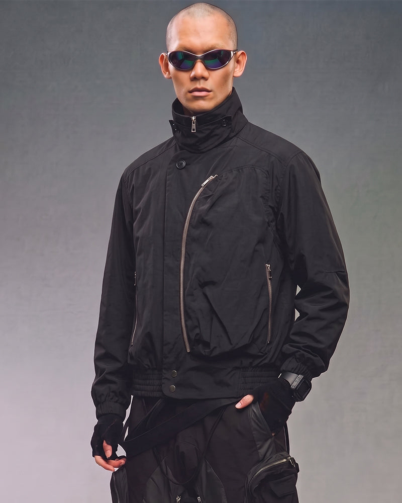 Post-Apocalyptic Asymmetric Arc Zipper Jacket