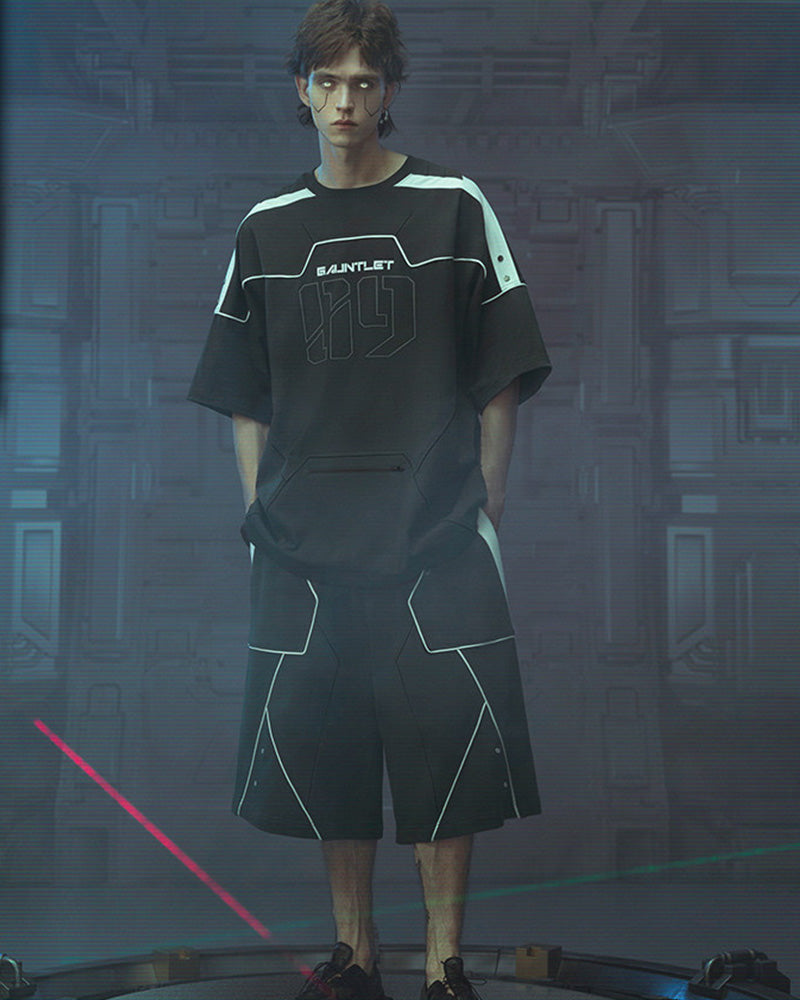 Cyberpunk Outfits Star Alliance Sports Shorts