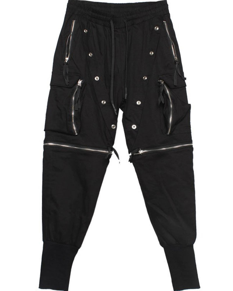 Techwear Multi-Zip Detachable Legs Cargo Pants