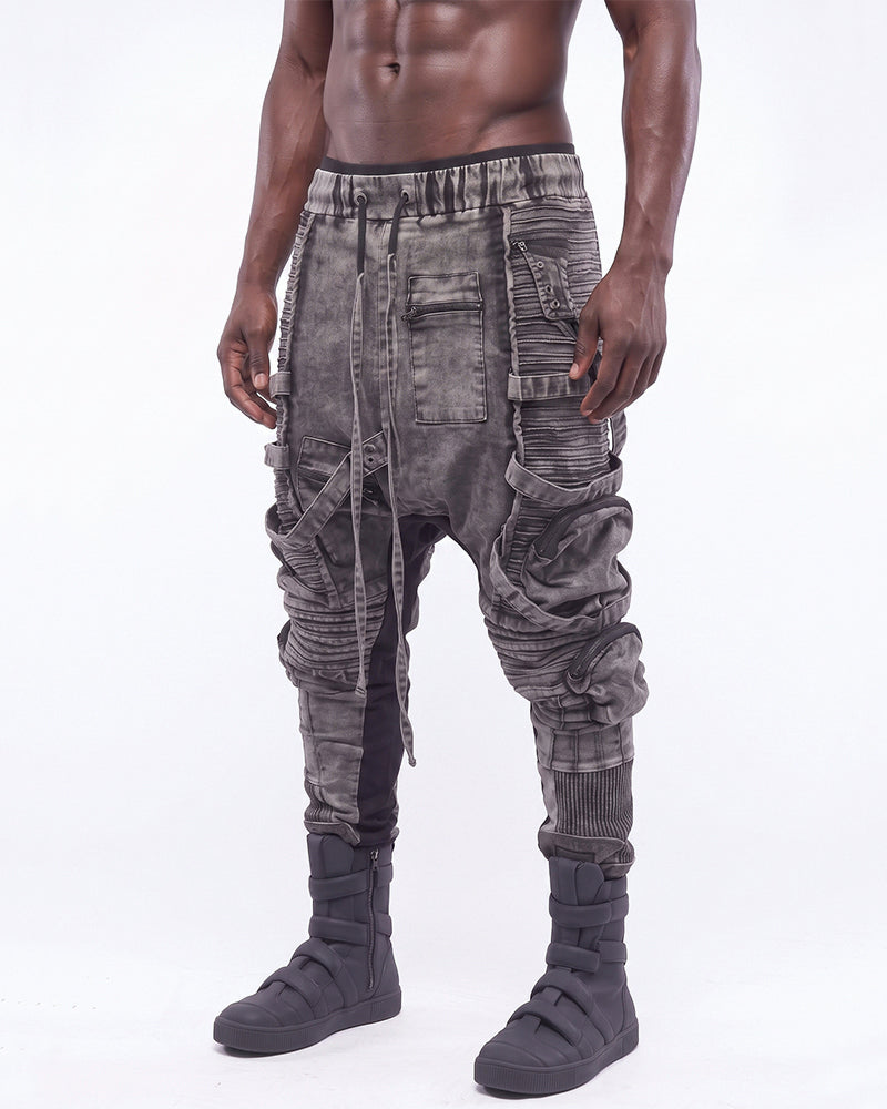 Wasteland Distressed Deconstructed Cargo Pants
