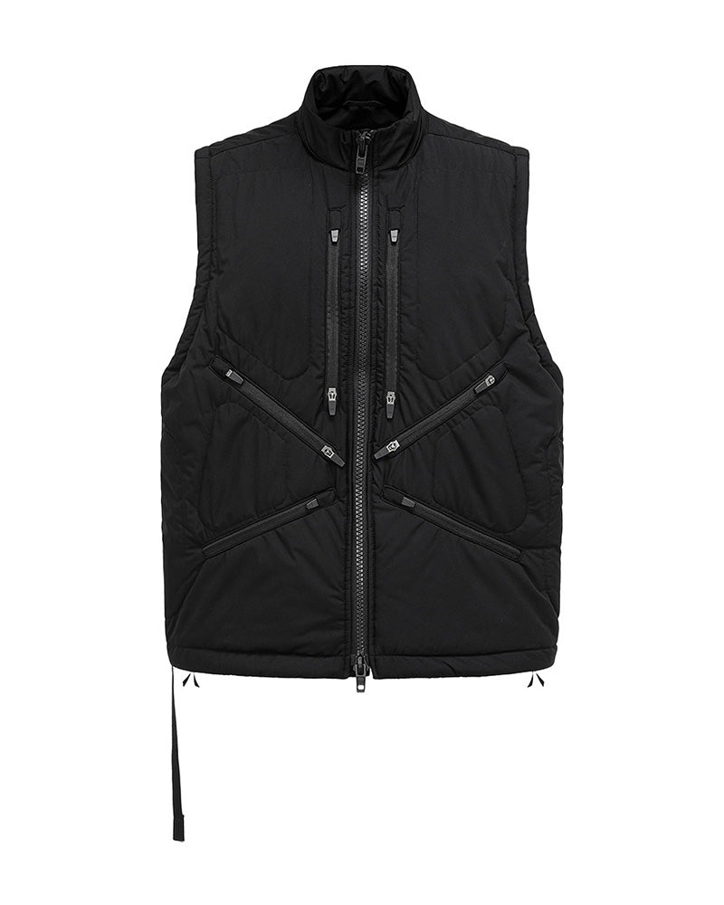 Multi-Pocket Windproof Insulated Techwear Vest