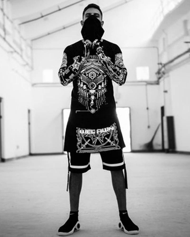Futuristic Cyberpunk Techwear T-Shirt