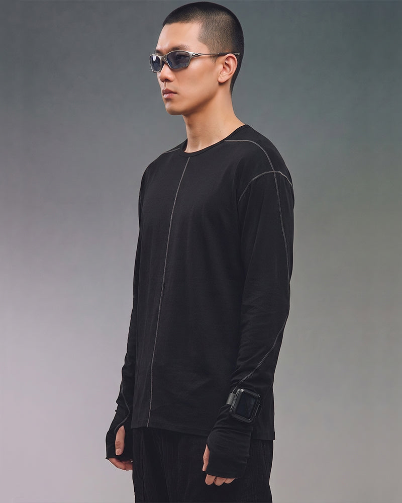 Wasteland Thumbhole Long Sleeve T‑Shirt