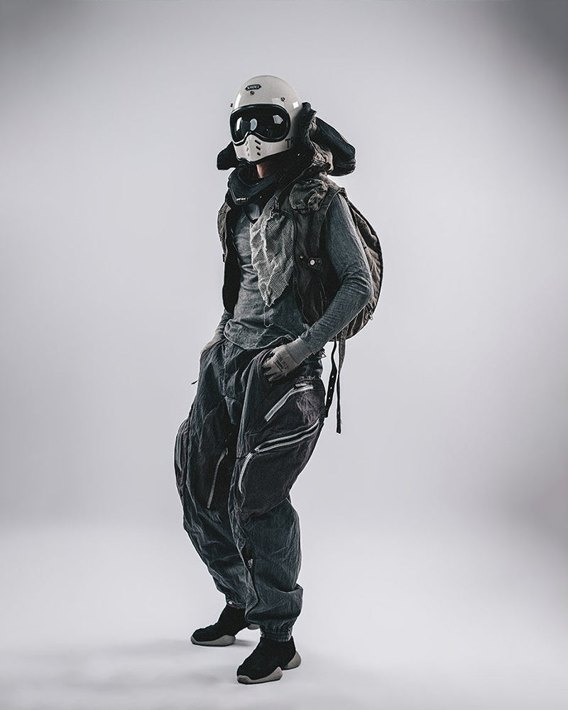 Wasteland Two-Tone Parachute Cargo Pants