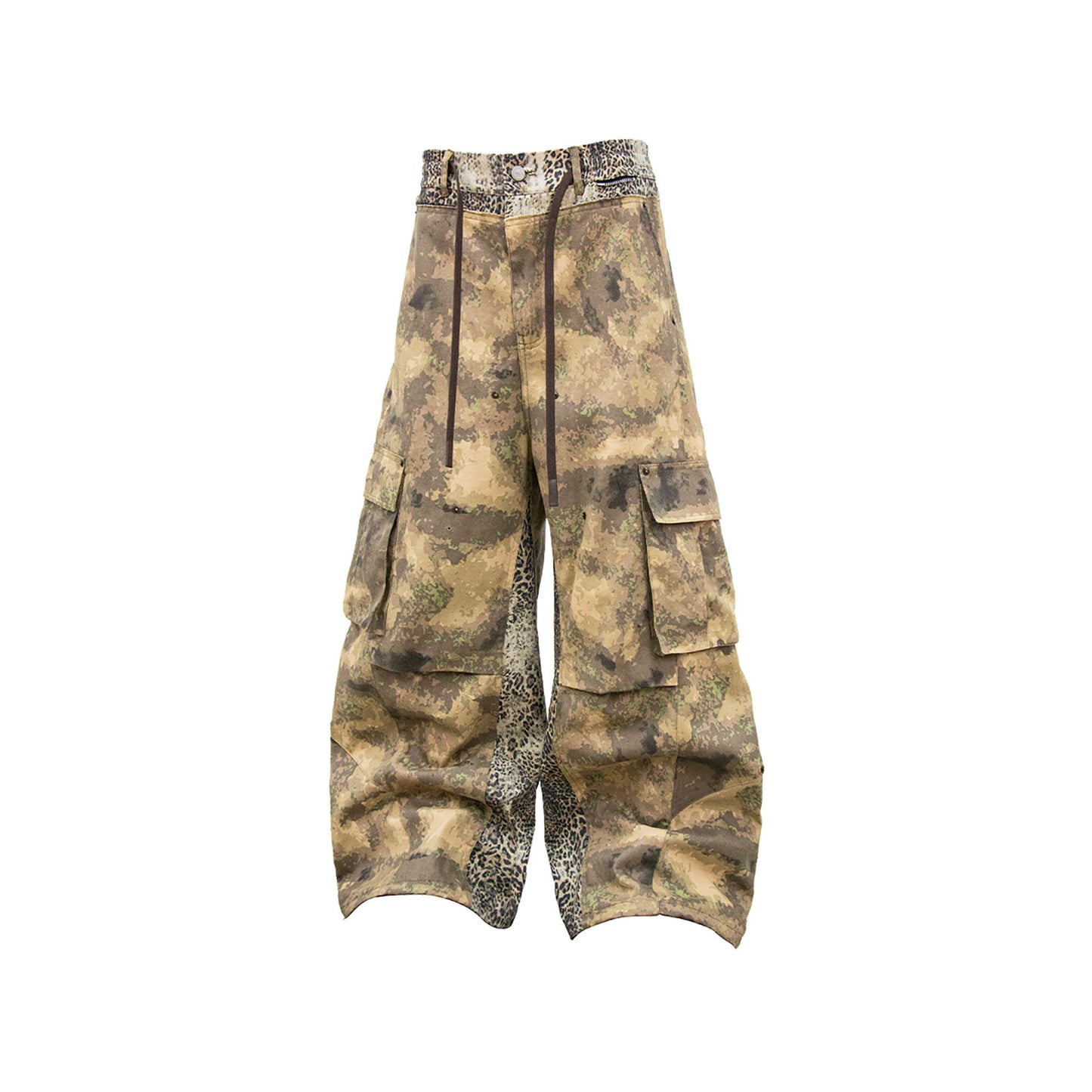 Leopard Panel Camo Cargo