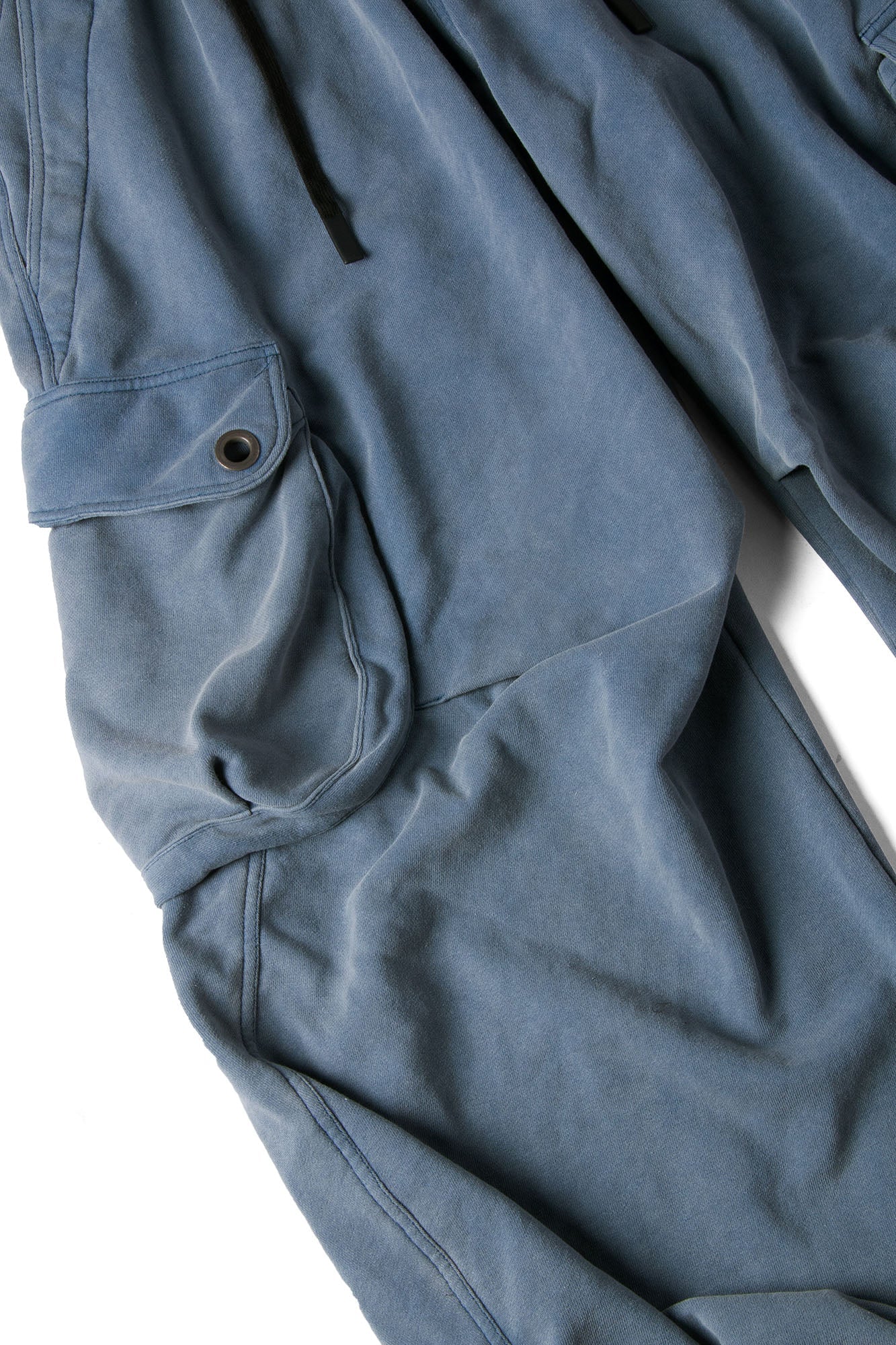 Washed Multi-Pocket Utility Sweatpants