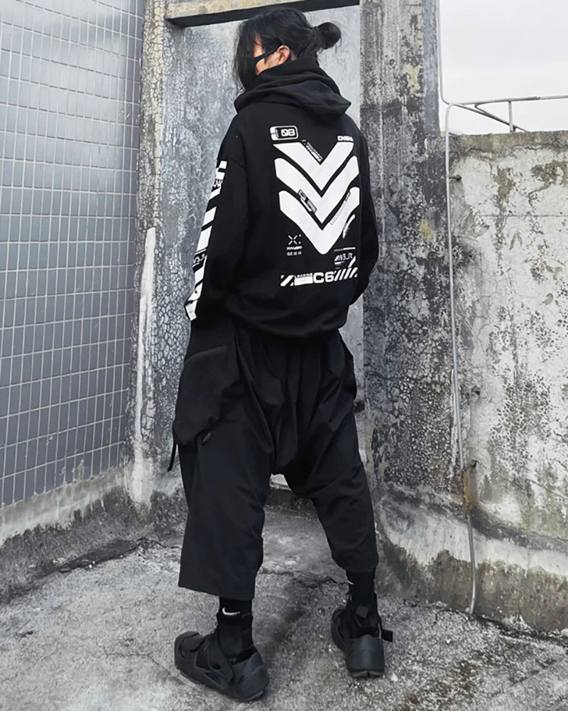 Cyberpunk City Futuristic Sci-Fi Hoodie