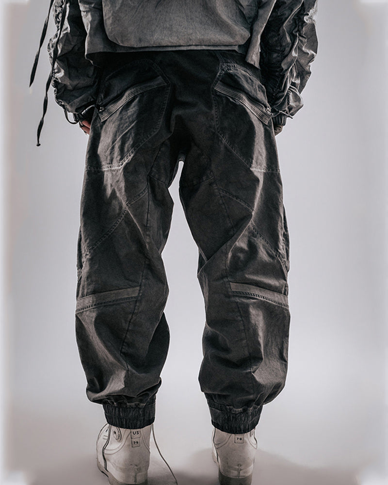 Post-Apocalyptic Men's Techwear Wasteland Cargo Pants