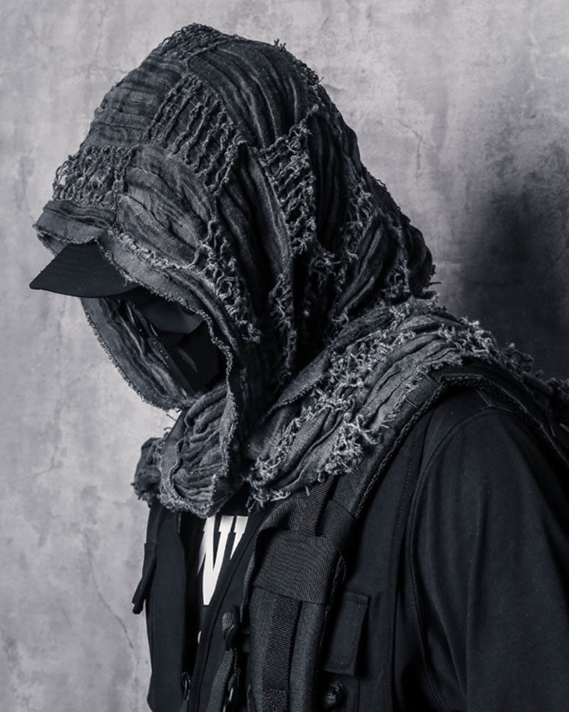 Wasteland Wear Distressed Tactical Shawl Scarf