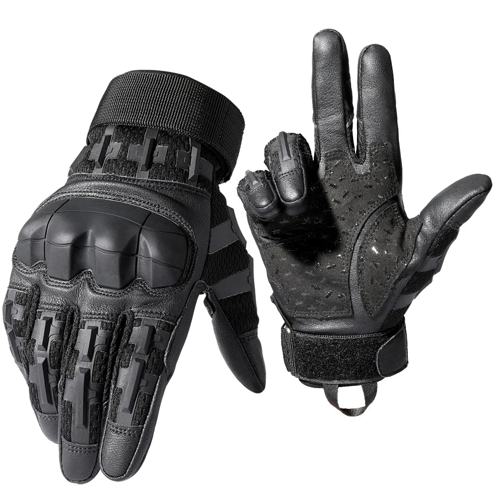 Cyberpunk Tactical Full Finger Protective Gloves