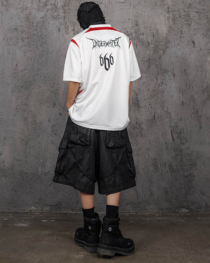Bandaged Waxed Shorts