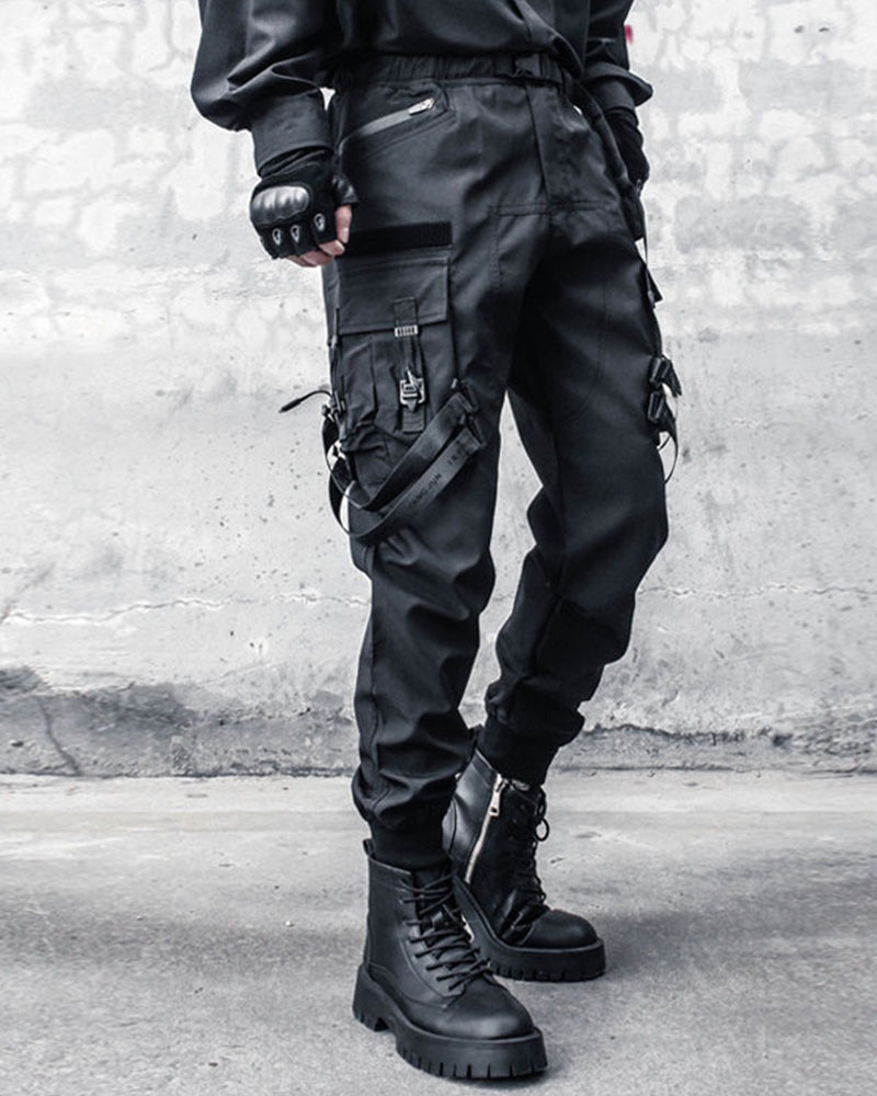 Multi-Pocket Tactical Techwear Cargo Pants