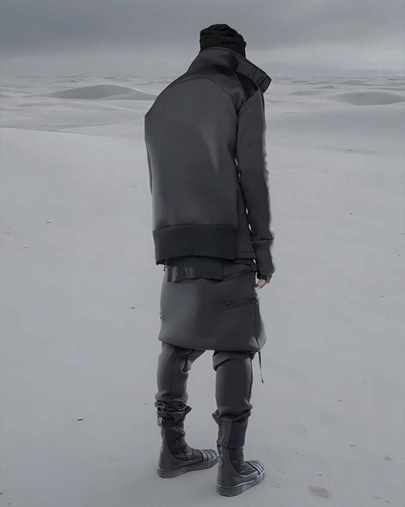 Wasteland Futuristic Asymmetric Jacket