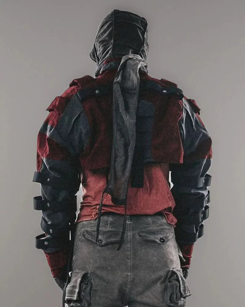 Post-Apocalyptic Wear Angora Red Boxing Jacket