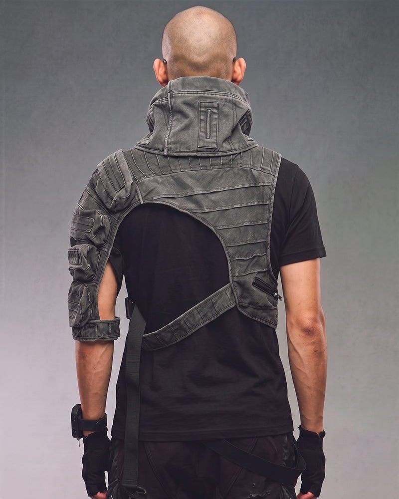 Wasteland Deconstructed Single Shoulder Multi-Pocket Tactical Vest