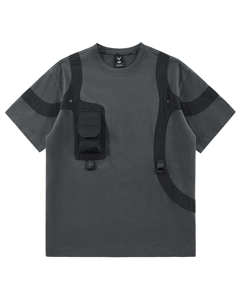 TEC-005｜Cyberpunk Tactical Techwear Set Top / Bottom