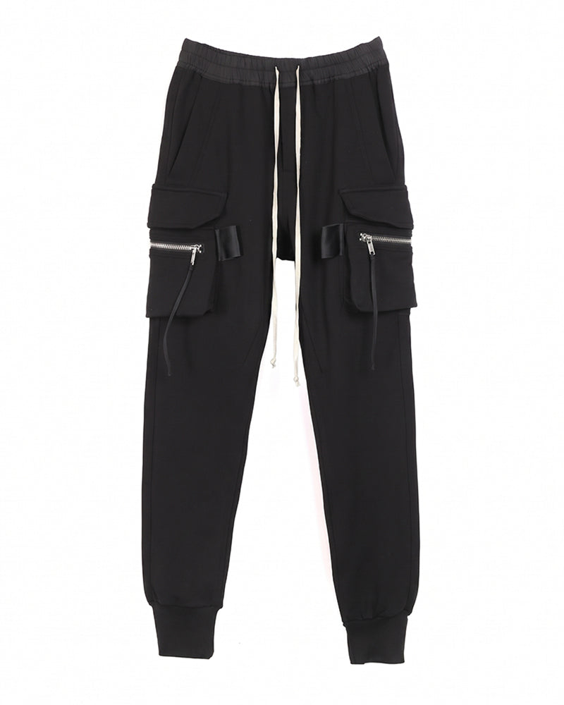 Multi‑Pocket Tactical Drawstring Cargo Jogger Pants