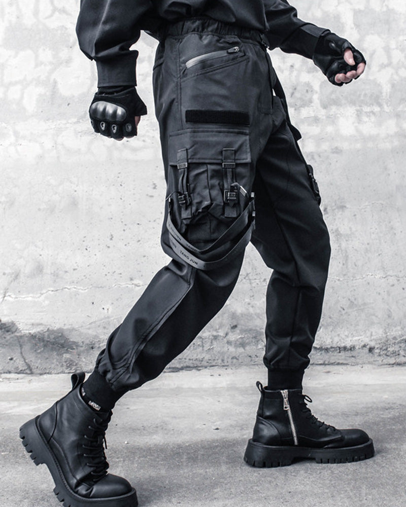 Multi-Pocket Tactical Techwear Cargo Pants