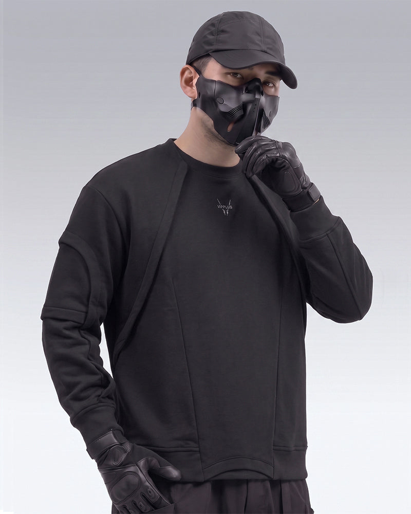 Cyberpunk Tech Pullover Sweatshirt
