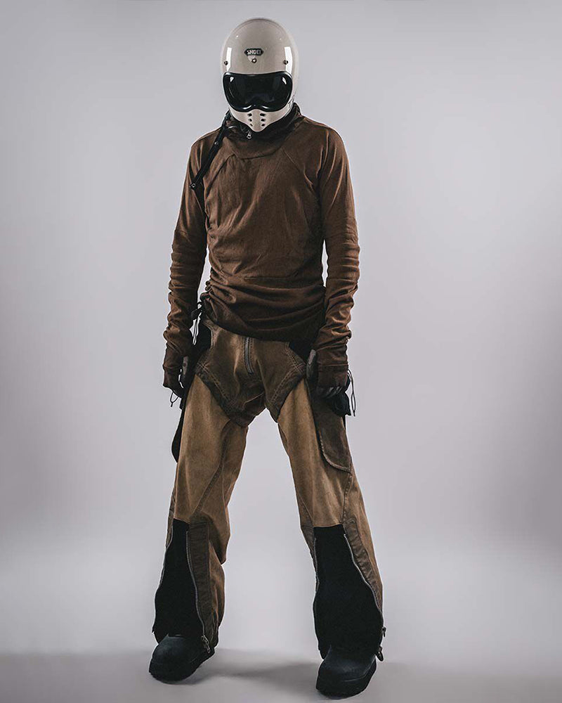 Spliced Wasteland Washed Tech Cargo Pants
