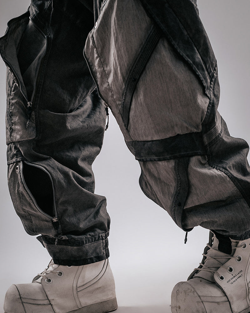Post-Apocalyptic Men's Techwear Wasteland Cargo Pants