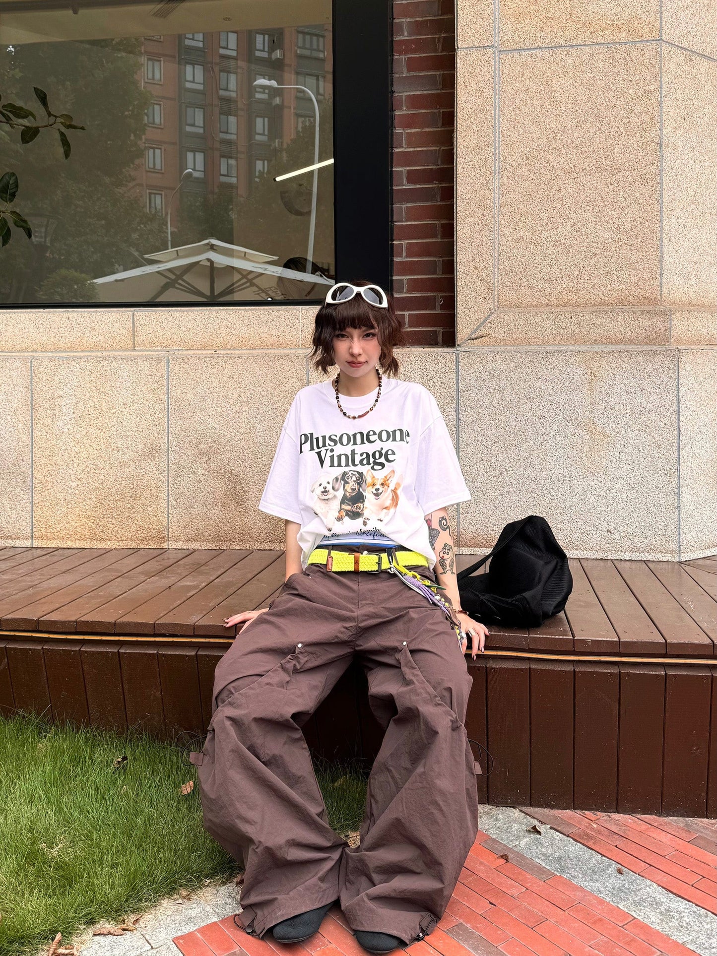 The Scar Six-Pocket Draw-String Rivet Pants