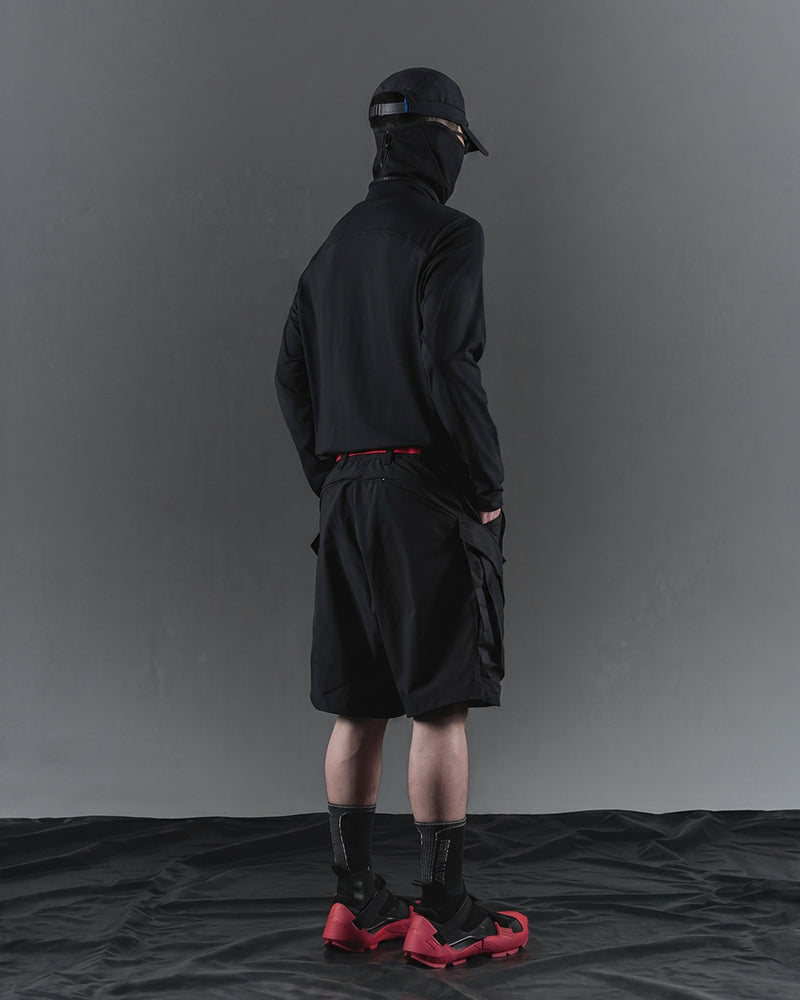 Half-Zip Thermal-Dynamics Techwear Shorts