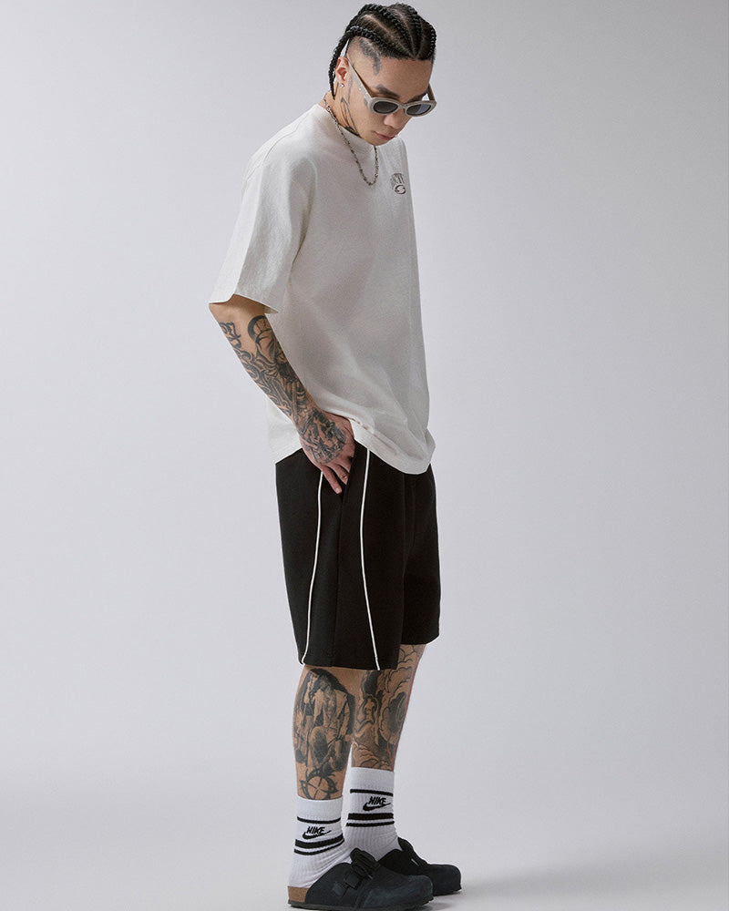 Side-Stripe Track Shorts