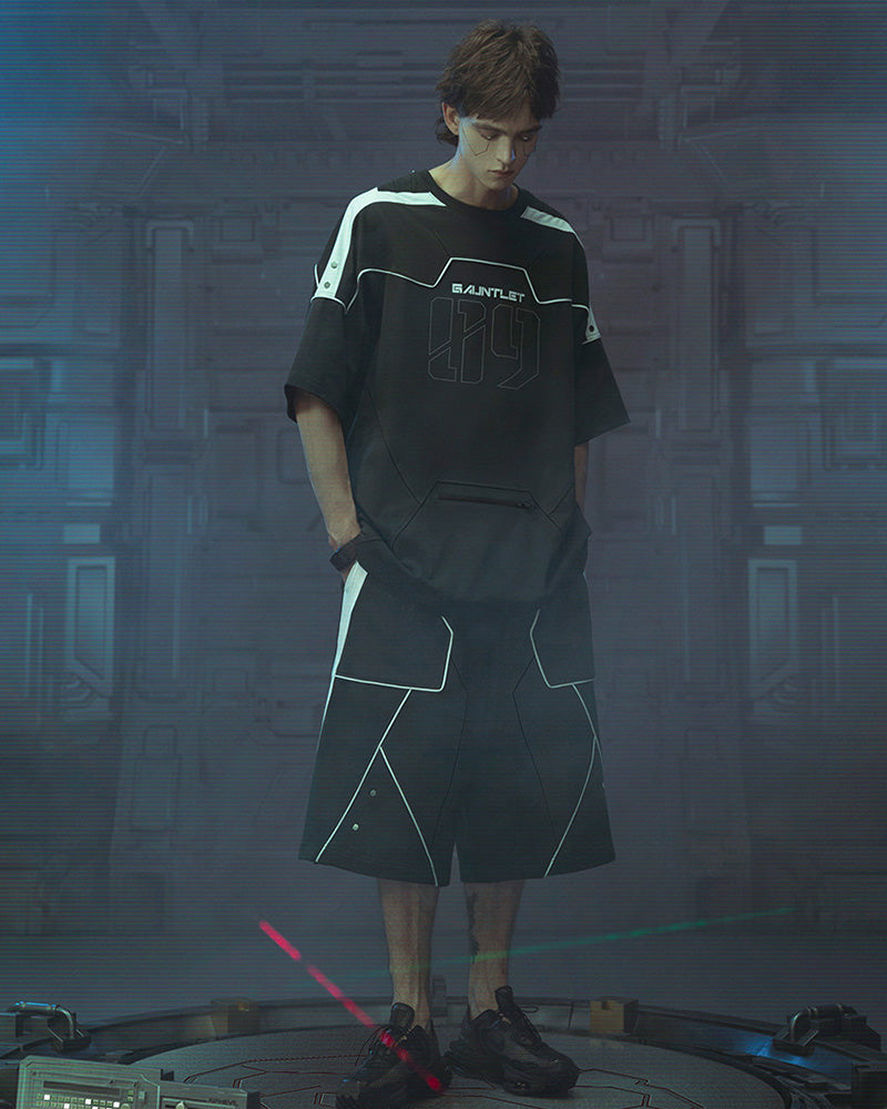 Cyberpunk Outfits Star Alliance Sports Shorts