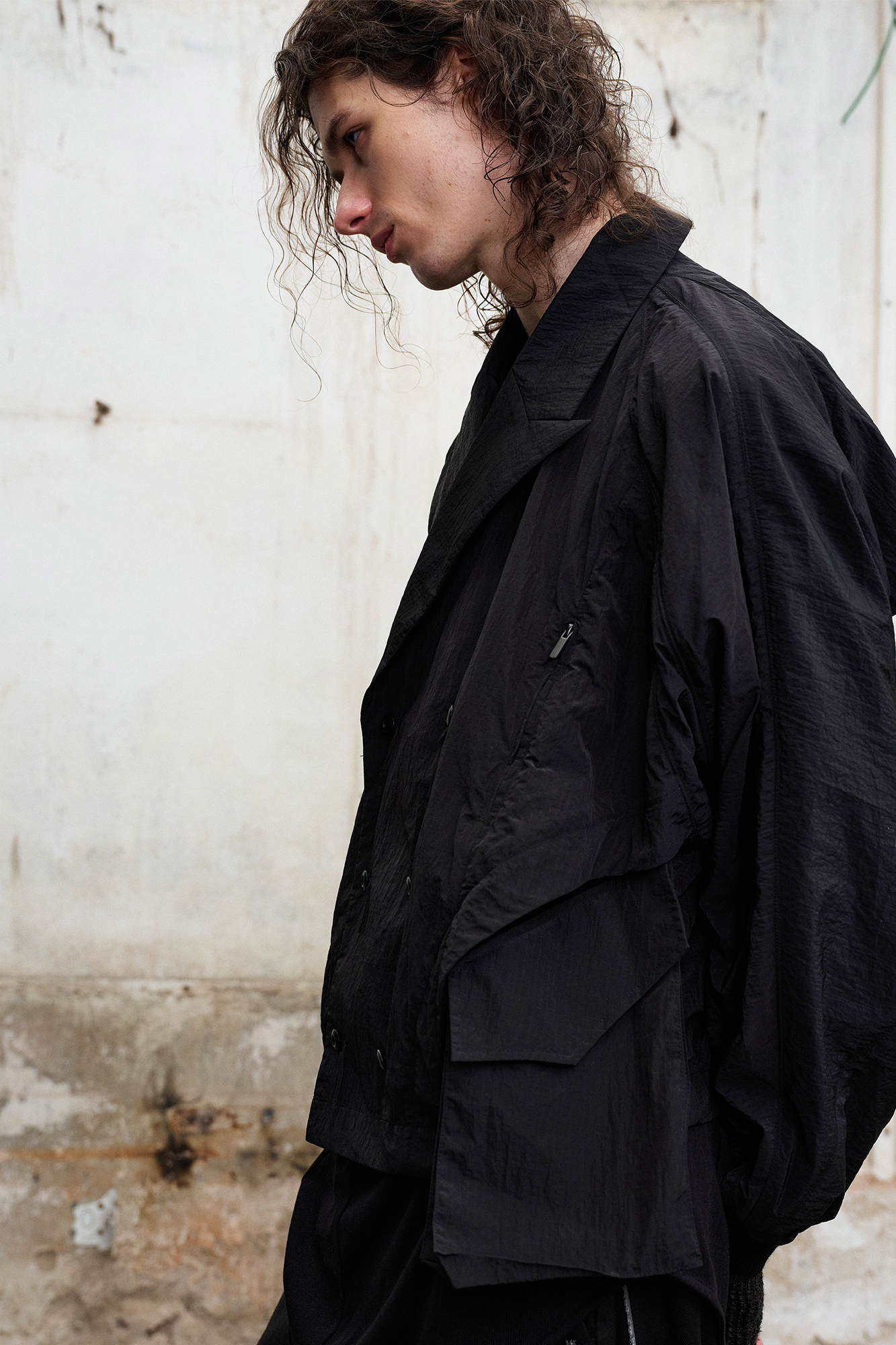 Wingsuit Double-Breasted Blazer Jacket