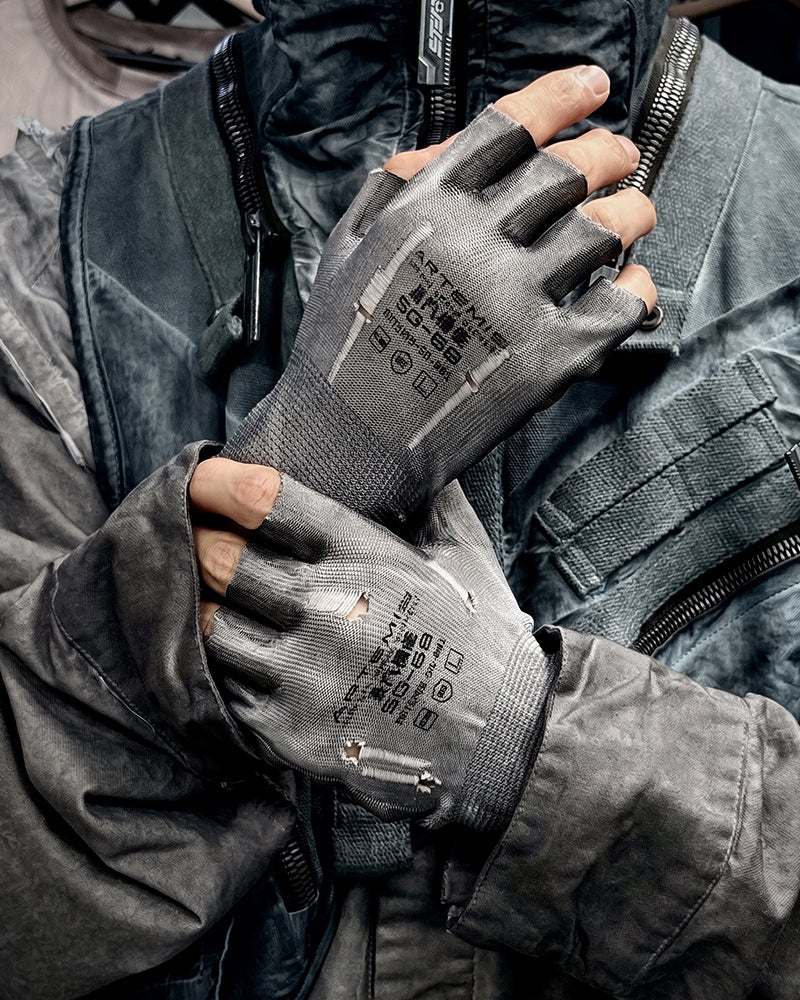 Wasteland Dirty Dye Distressed Durable Gloves