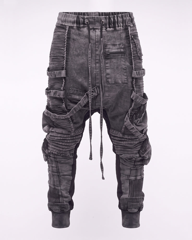 Wasteland Distressed Deconstructed Cargo Pants