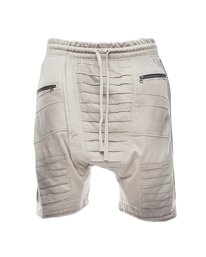 Wasteland Deconstructed Pleated Shorts