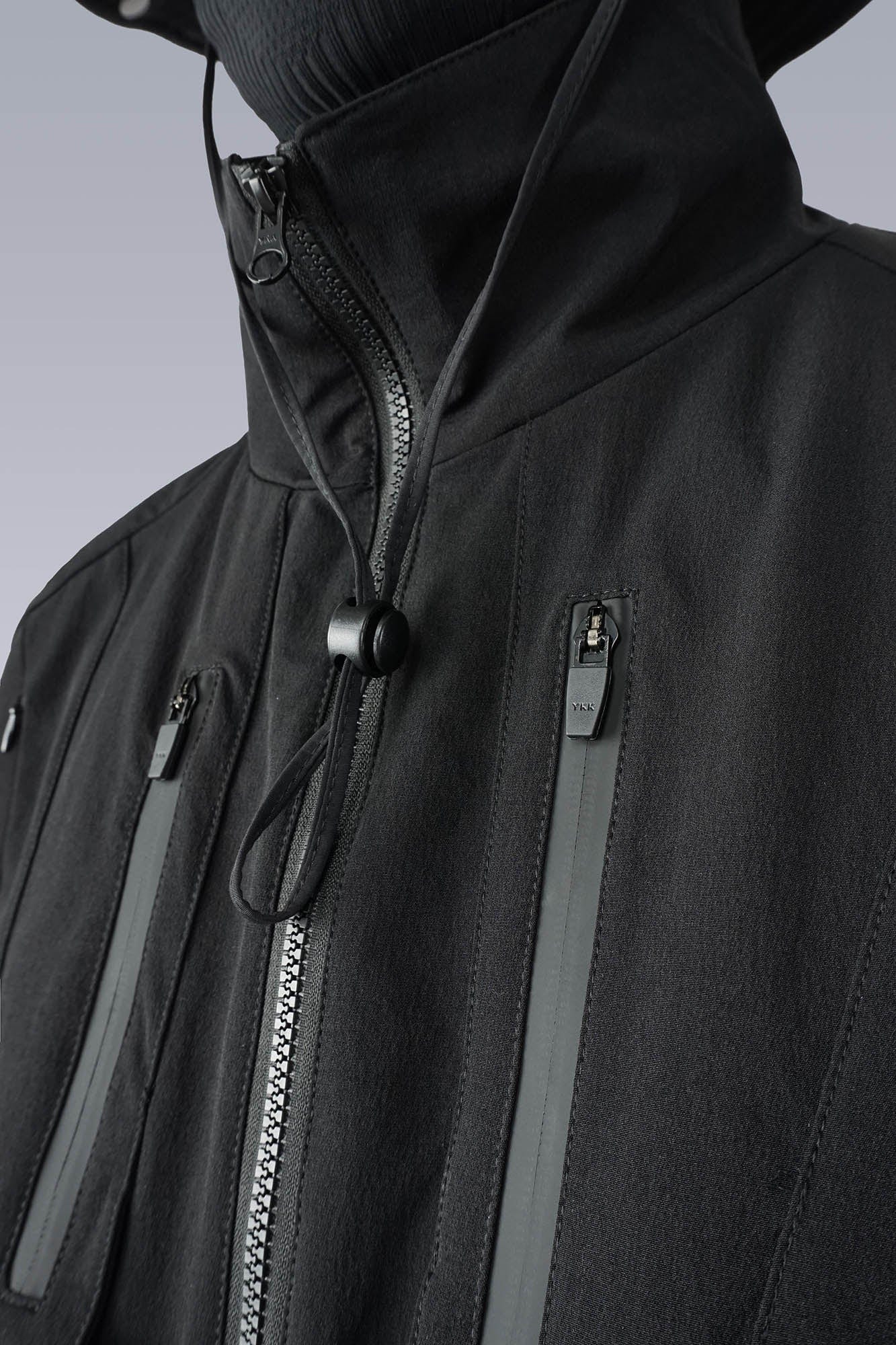 Double-Layer Multi-Pocket Stand Collar Jacket