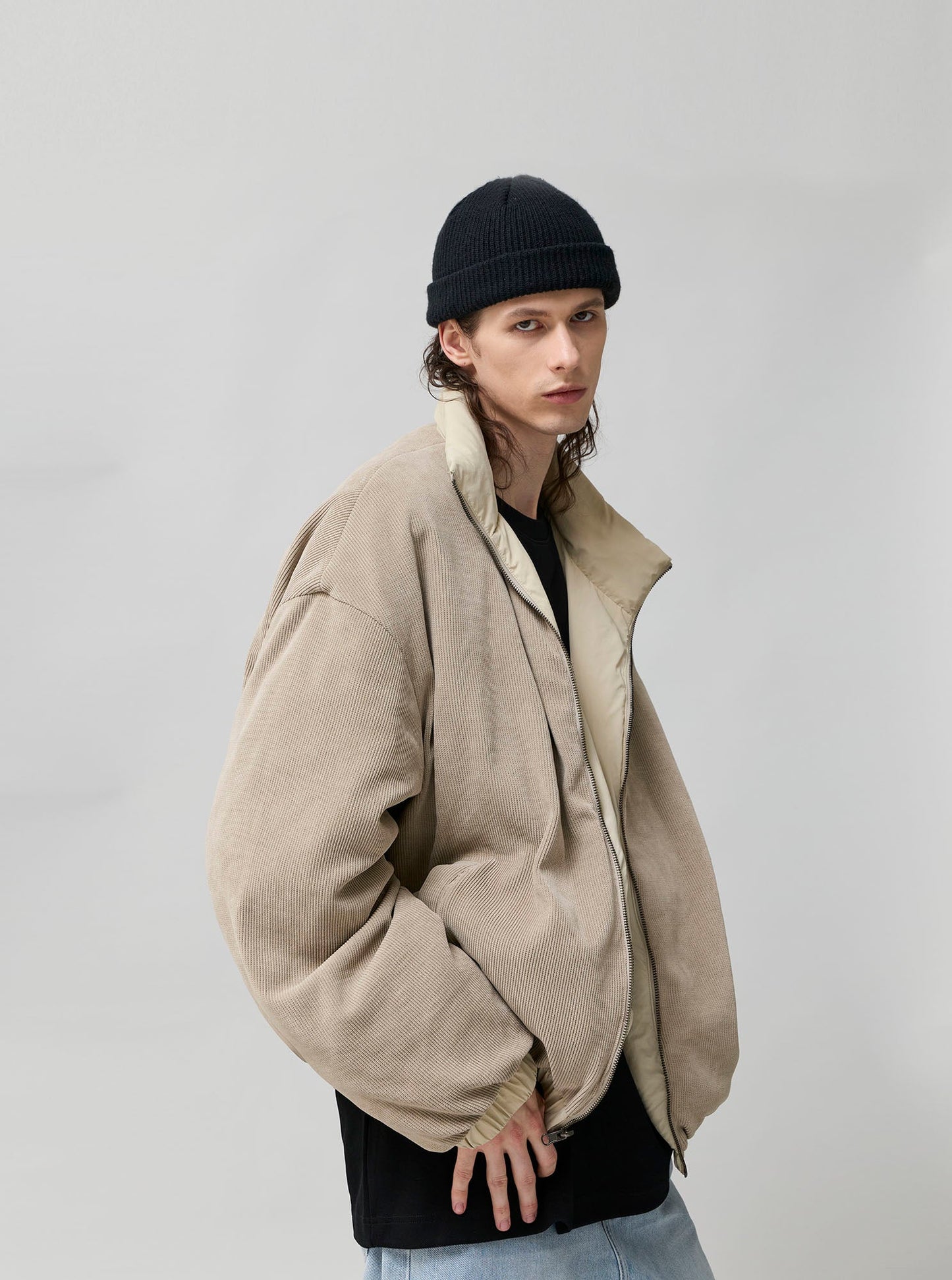 Reversible Water Repellent Down Jacket