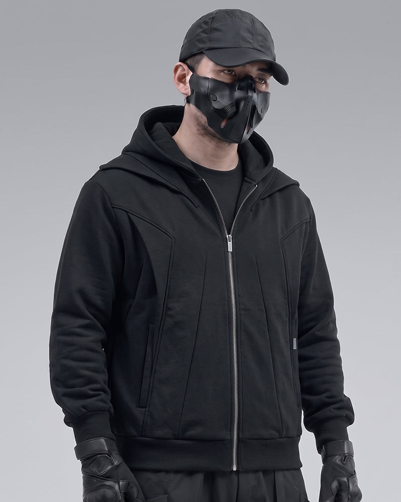Techwear Multilayer Tactical Zip-up Hoodie