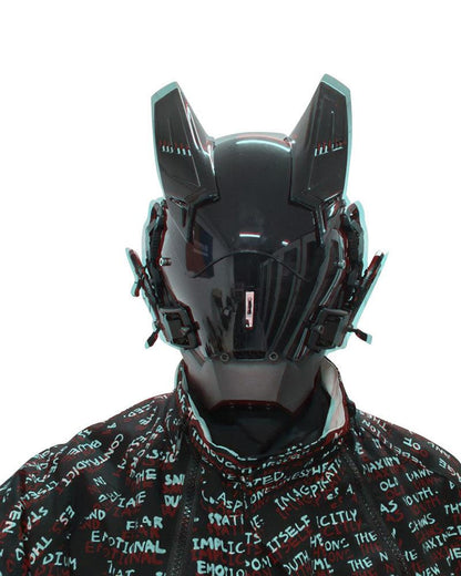 Futuristic Cyberpunk Helmet Mask