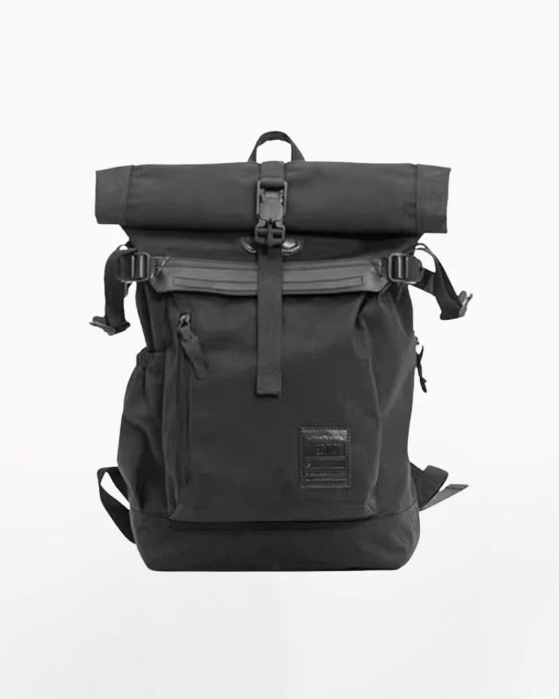 Techwear Roll-Top Tactical Backpack
