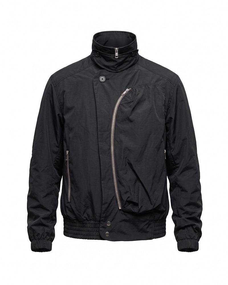 Post-Apocalyptic Asymmetric Arc Zipper Jacket