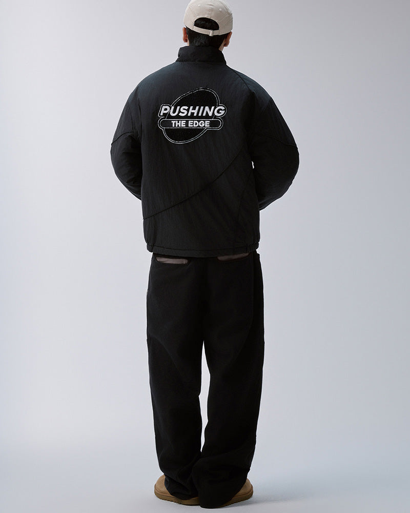 Contrast Panel Utility Cargo Pants