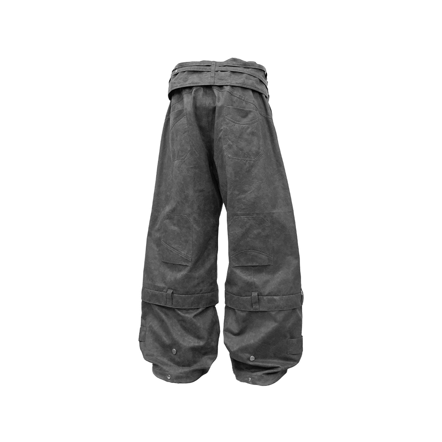Convertible Foldover-Waist Cargo Pants