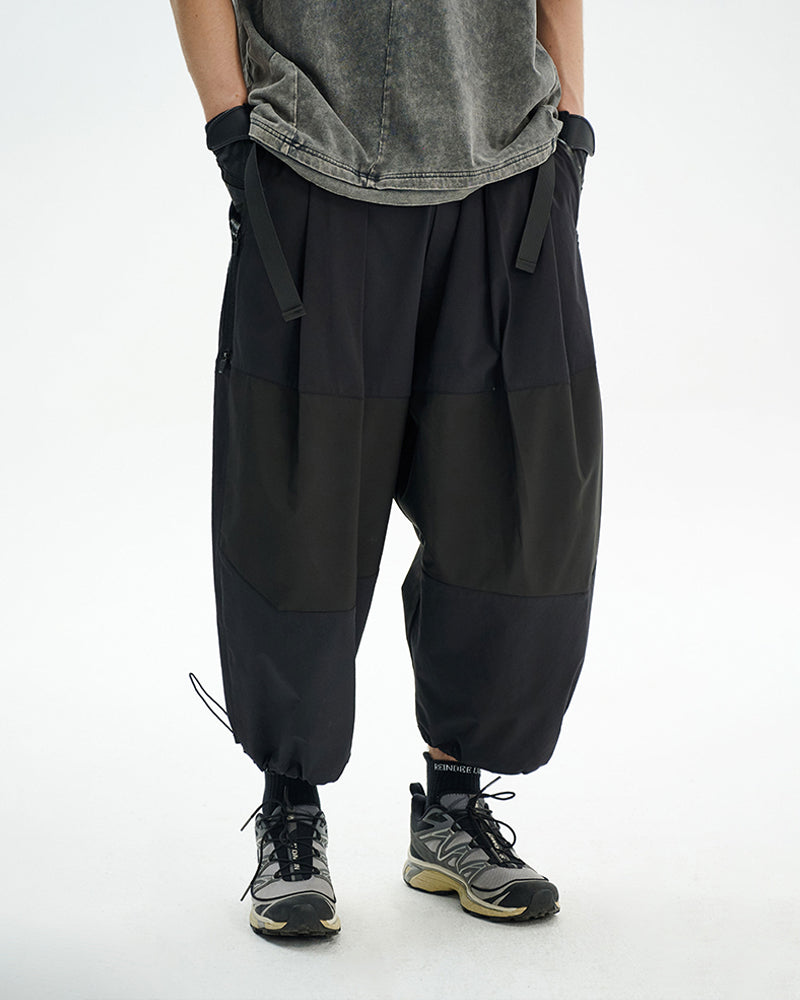 Dual-Zip Water-Repellent Lightweight Techwear Cropped Pants
