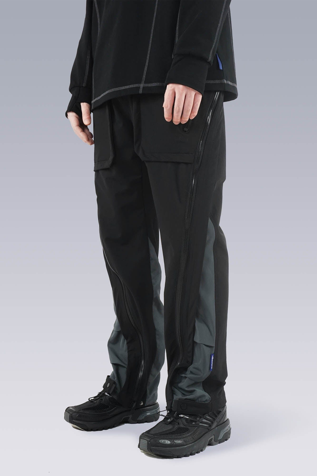 Side-Zip Spliced Tactical Pants