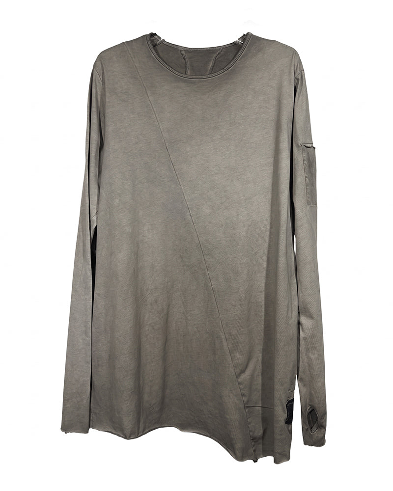Wasteland Distressed Cotton Long‑Sleeve T‑Shirt
