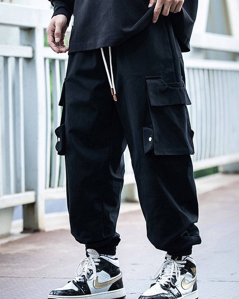 Streetwear Loose Large-Pocket Cargo Pants