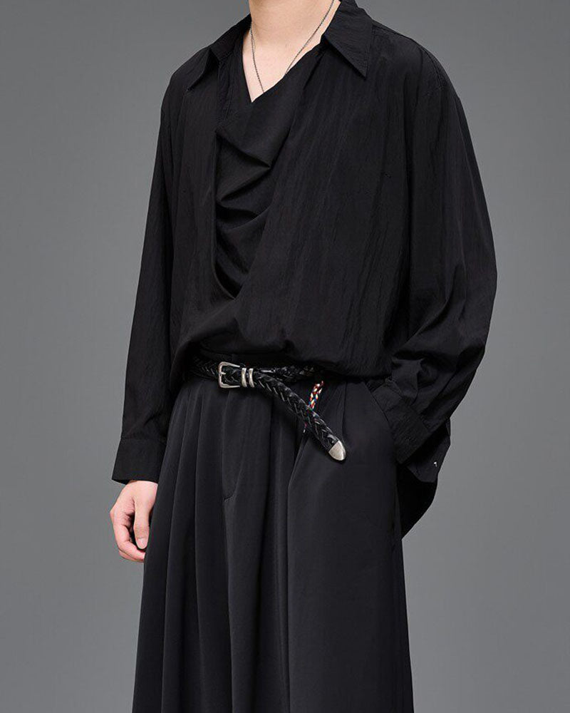 Modern Japanese Woven Leather Belt