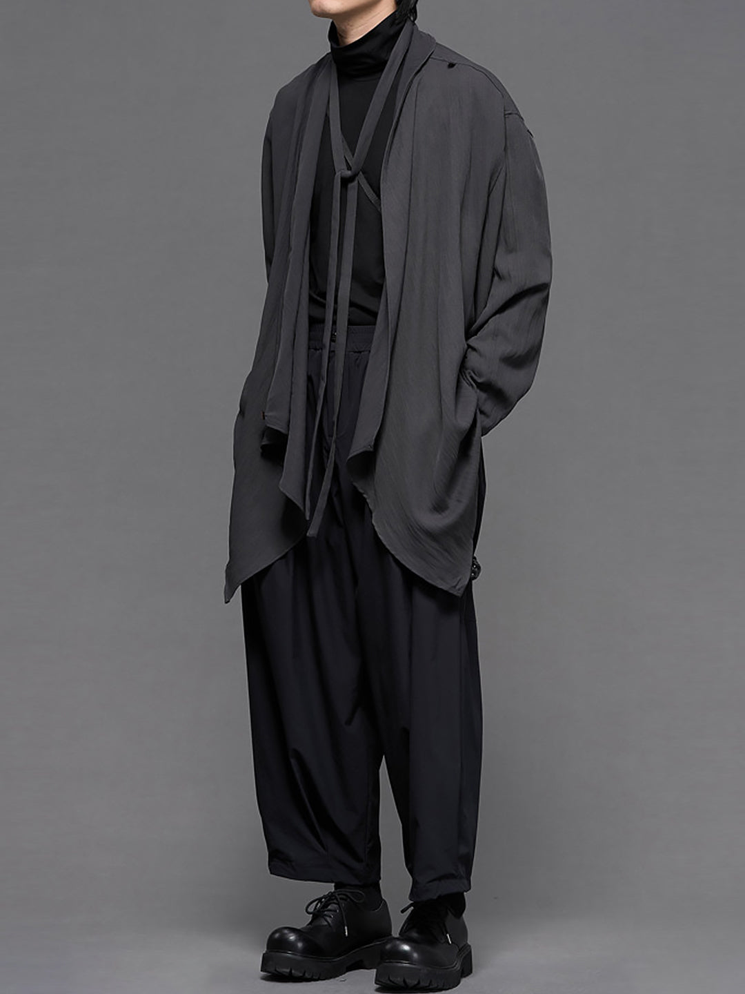 Japanese Zen Hermit Kimono  Cardigan Jacket