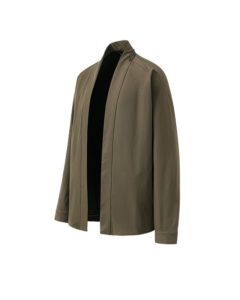 Water-Repellent Elastic Techwear Kimono Jacket