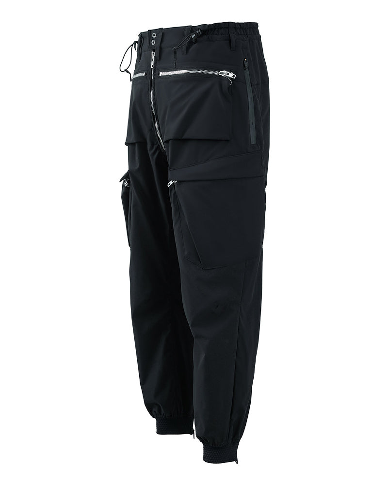 Multi-Pocket Zip Techwear Pants